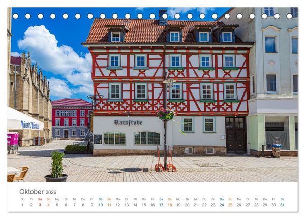 Produktbild: Meiningen - Th&uuml;ringische Theaterstadt (Tischkalender 2026 DIN A5 quer), CALVENDO Monatskalender