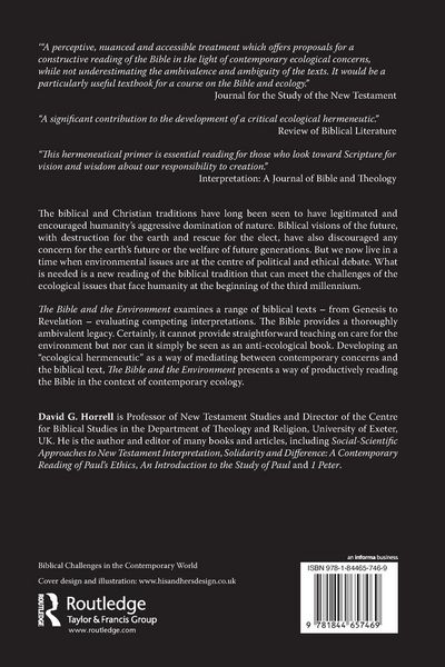 Produktbild: The Bible and the Environment