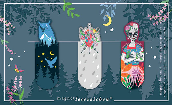 Produktbild: Magnetlesezeichen Mystic night