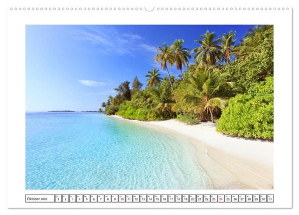 Produktbild: Traumstr&auml;nde - Naturparadiese aus aller Welt (Wandkalender 2026 DIN A2 quer), CALVENDO Monatskalender