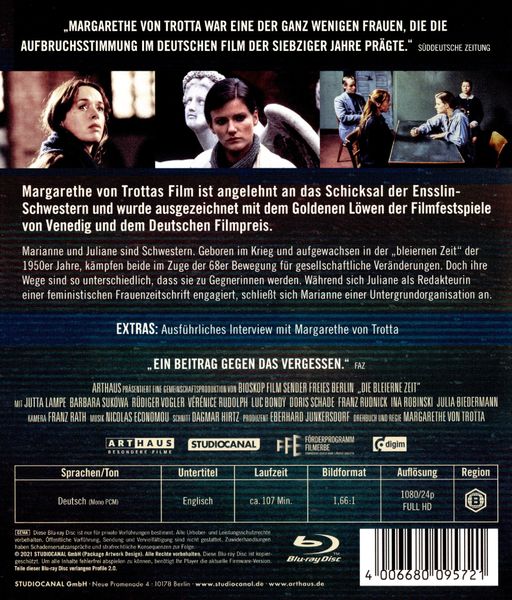 Produktbild: Die bleierne Zeit (Digital restauriert in 4K)
