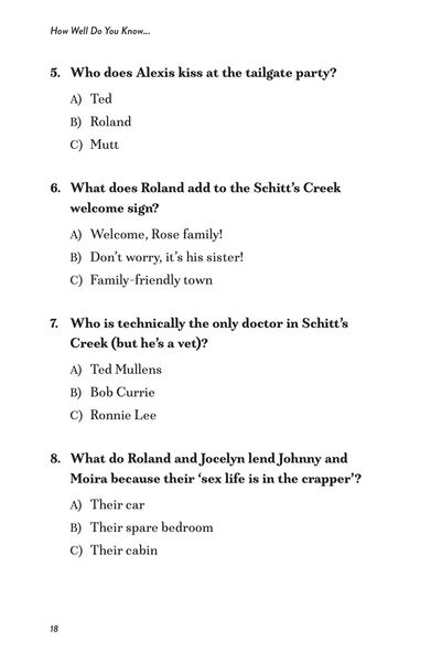 Produktbild: How Well Do You Know ... Schitt's Creek?