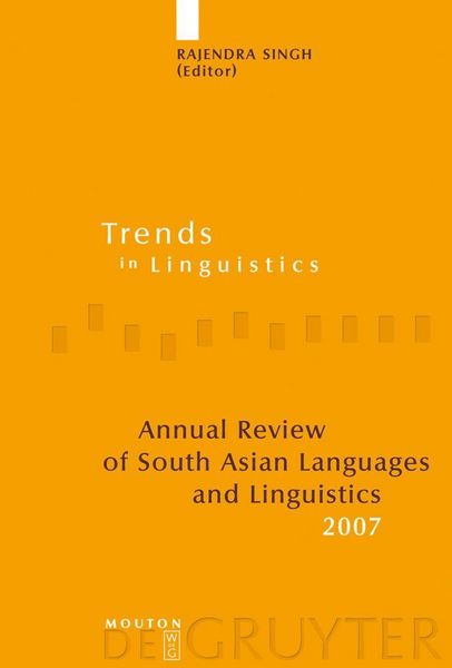 Produktbild: Annual Review of South Asian Languages and Linguistics