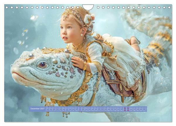 Produktbild: Als ich von einer Wasserkreatur tr&auml;umte - Fantasiewerke (Wandkalender 2027 DIN A4 quer), CALVENDO Monatskalender