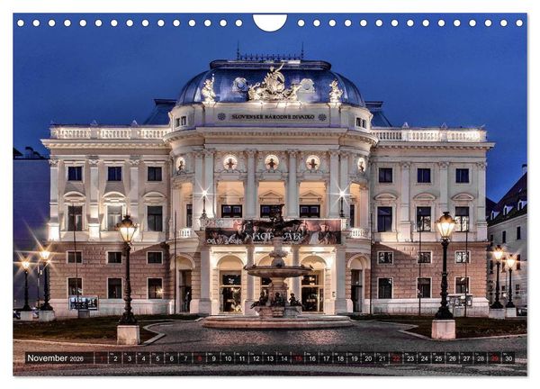 Produktbild: Donaumetropole Bratislava (Wandkalender 2026 DIN A4 quer), CALVENDO Monatskalender