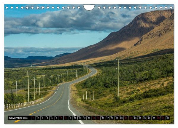 Produktbild: Island of Newfoundland (Wall Calendar 2026 DIN A4 landscape), CALVENDO 12 Month Wall Calendar
