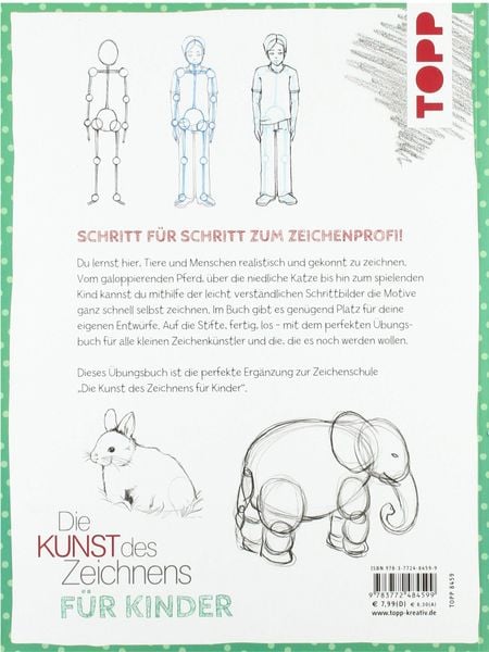 Produktbild: Die Kunst des Zeichnens f&uuml;r Kinder &Uuml;bungsbuch
