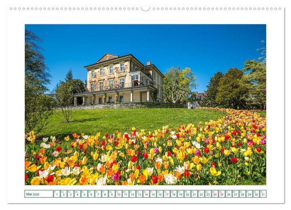 Produktbild: Konstanz - die gr&ouml;&szlig;te Stadt am Bodensee (hochwertiger Premium Wandkalender 2026 DIN A2 quer), Kunstdruck in Hochglanz