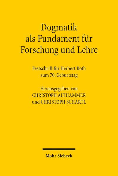 Produktbild: Dogmatik als Fundament f&uuml;r Forschung und Lehre