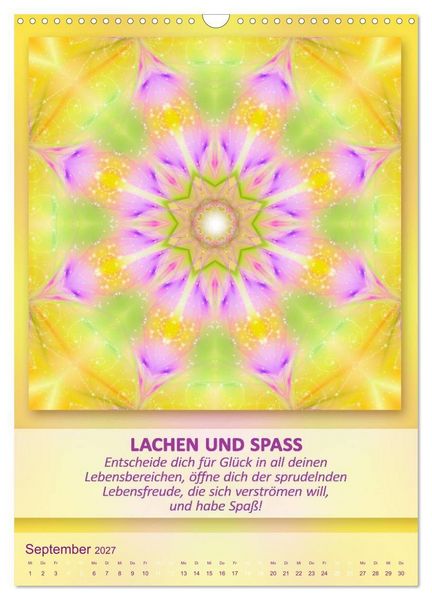 Produktbild: Light Energy Mandalas - Kalender - Vol. 2 (Wandkalender 2027 DIN A3 hoch), CALVENDO Monatskalender