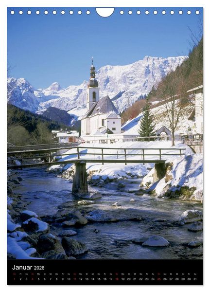 Produktbild: Idyllische Landschaften in Bayern (Wandkalender 2026 DIN A4 hoch), CALVENDO Monatskalender