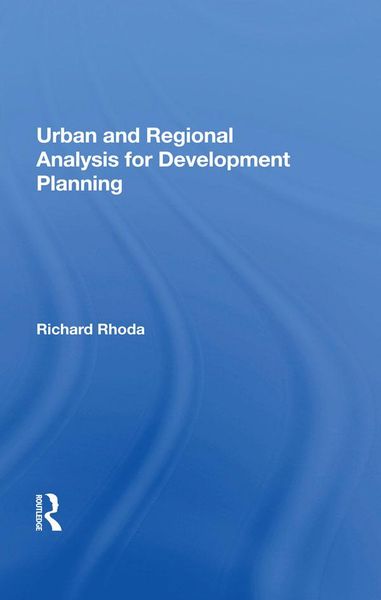 Produktbild: Urban And Regional Analysis For Development Planning