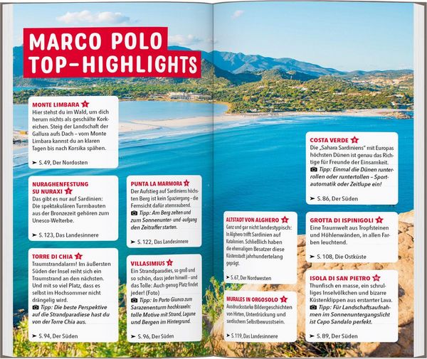 Produktbild: MARCO POLO Reisef&uuml;hrer Sardinien