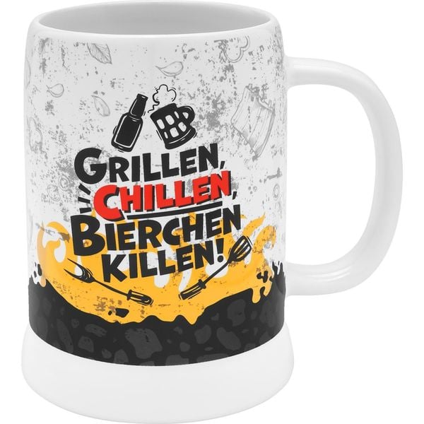 Produktbild: GRUSS & CO Bierkrug Motiv Grillen