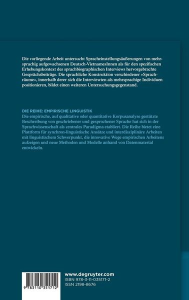 Produktbild: Spracheinstellungen und Identit&auml;tskonstruktion