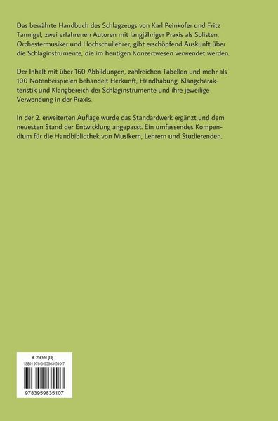 Produktbild: Handbuch des Schlagzeugs