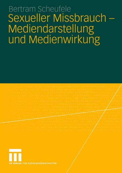 Produktbild: Sexueller Missbrauch &mdash; Mediendarstellung und Medienwirkung