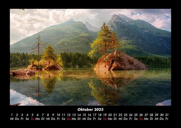 Produktbild: Bergige Welten 2025 Fotokalender DIN A3