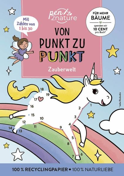 Produktbild: Von Punkt zu Punkt Zauberwelt. Mit Zahlen von 1 bis 30.