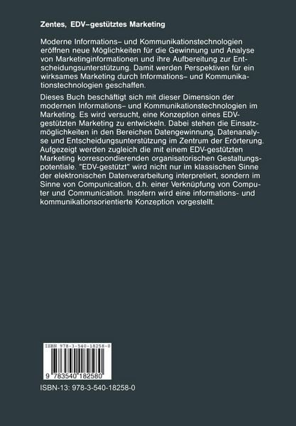 Produktbild: EDV-gest&uuml;tztes Marketing
