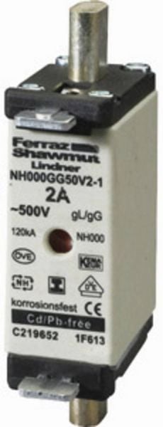 Produktbild: Mersen 1F655.000000 NH-Sicherung Sicherungsgr&ouml;&szlig;e = 000 63A 500V 1St.