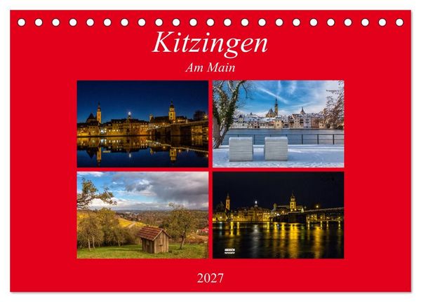 Produktbild: Kitzingen am Main (Tischkalender 2027 DIN A5 quer), CALVENDO Monatskalender