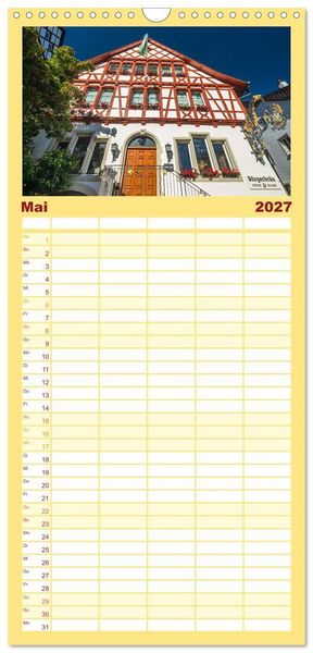 Produktbild: Familienplaner 2027 - &Uuml;berlingen am sch&ouml;nen Bodensee mit 5 Spalten (Wandkalender, 21 x 45 cm) CALVENDO