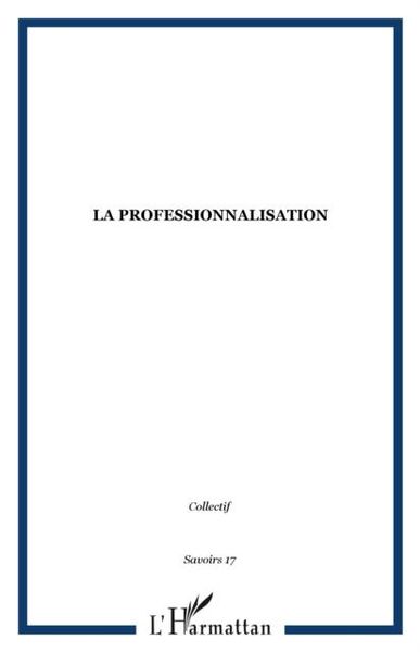 Produktbild: La professionnalisation