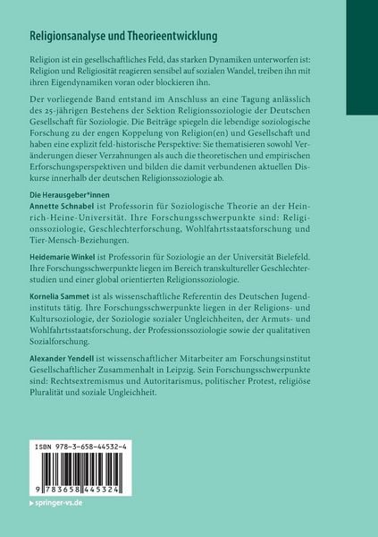 Produktbild: Religionsanalyse und Theorieentwicklung