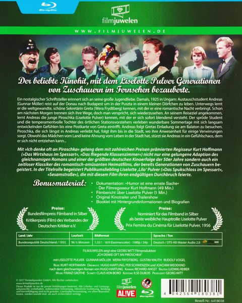 Produktbild: Ich denke oft an Piroschka - Filmjuwelen