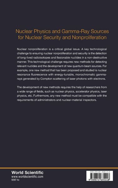 Produktbild: NUCL PHYS & GAMMA-RAY SOURCES FOR NUCL SECURITY & NONPROLIFE
