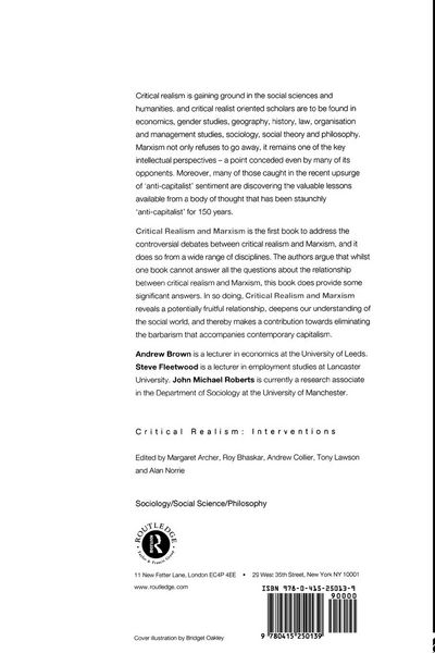 Produktbild: Critical Realism and Marxism