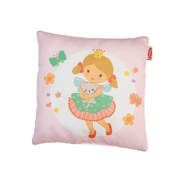 Produktbild: Puppenbettdecke (44 x 34 cm) mit Kissen (16 x 16 cm) ''Prinzessin Emily''