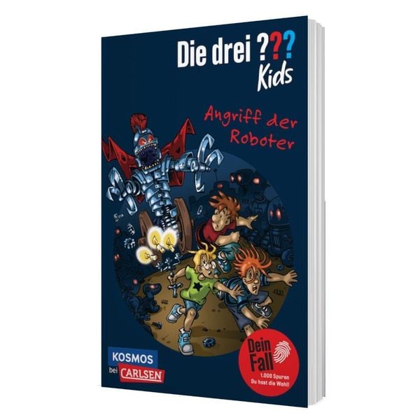 Produktbild: Die drei ??? Kids Dein Fall: Angriff der Roboter