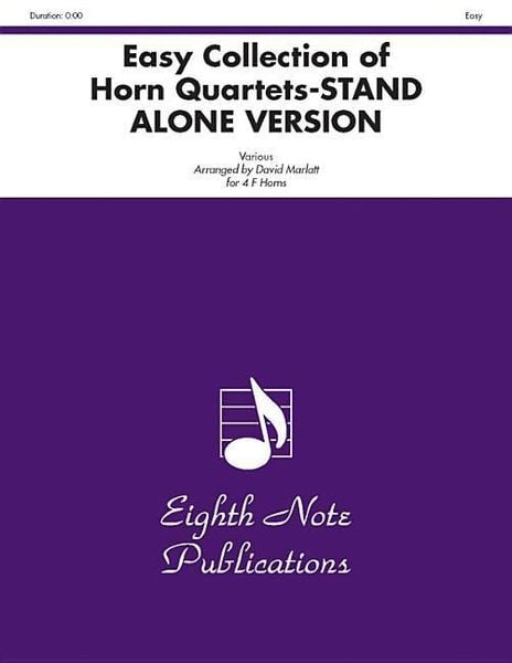 Produktbild: Easy Collection of Horn Quartets (Stand Alone Version)