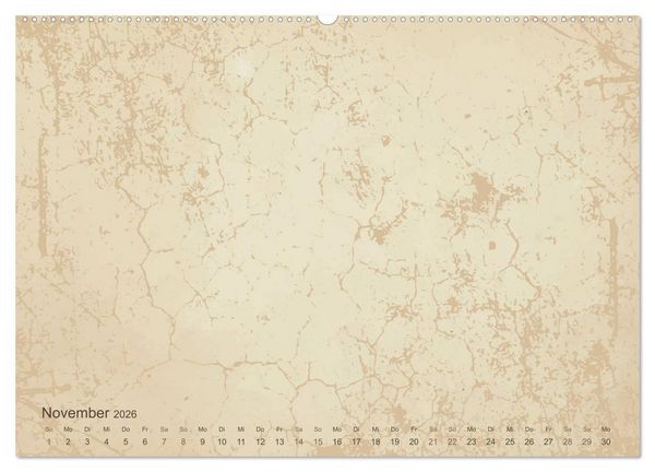 Produktbild: Vintage DIY Bastel-Kalender - Zum Selbstgestalten (Wandkalender 2026 DIN A2 quer), CALVENDO Monatskalender