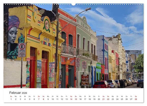 Produktbild: Brasilien - Eine beeindruckendes Land in S&uuml;damerika. (hochwertiger Premium Wandkalender 2026 DIN A2 quer), Kunstdruck in Hochglanz