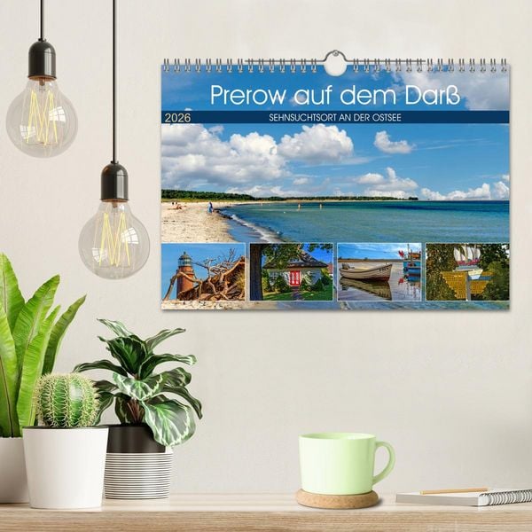 Produktbild: Prerow auf dem Dar&szlig; - Sehnsuchtsort an der Ostsee (Wandkalender 2026 DIN A4 quer), CALVENDO Monatskalender