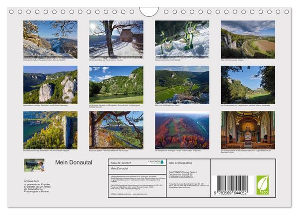 Produktbild: Mein Donautal (Wandkalender 2027 DIN A4 quer), CALVENDO Monatskalender