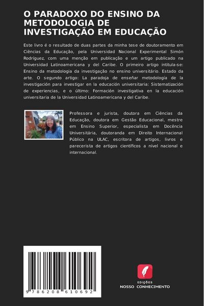 Produktbild: O Paradoxo Do Ensino Da Metodologia De Investiga&ccedil;&atilde;o Em Educa&ccedil;&atilde;o
