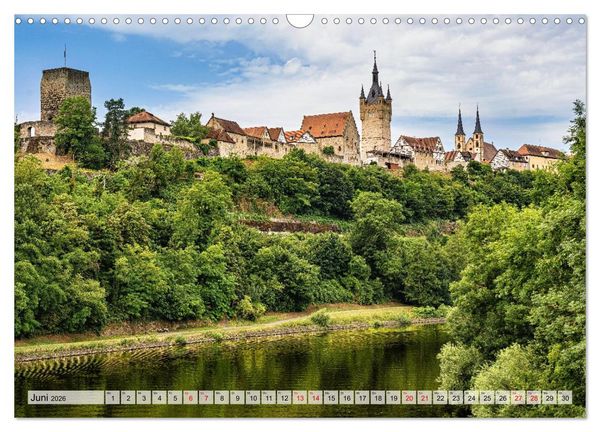 Produktbild: Am Neckar zwischen T&uuml;bingen und Heidelberg (Wandkalender 2026 DIN A3 quer), CALVENDO Monatskalender