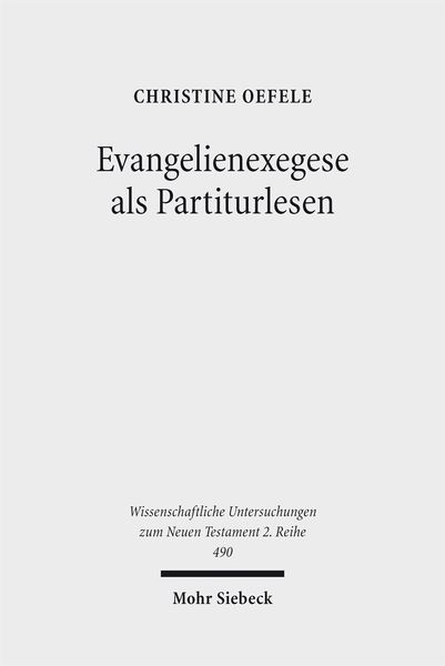 Produktbild: Evangelienexegese als Partiturlesen