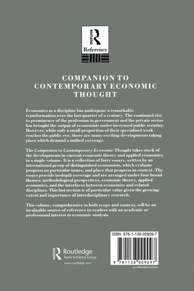 Produktbild: Companion to Contemporary Economic Thought