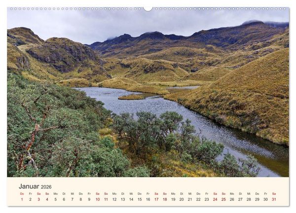 Produktbild: Entdecke Ecuador (hochwertiger Premium Wandkalender 2026 DIN A2 quer), Kunstdruck in Hochglanz