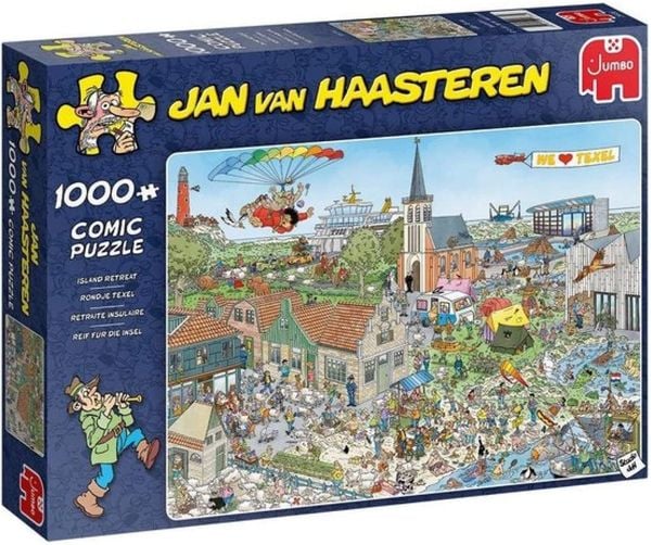 Jumbo Spiele - Jan van Haasteren - Reif für die Insel, 1000 Teile
