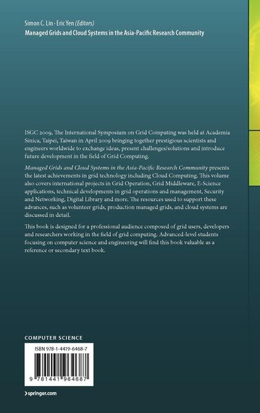 Produktbild: Managed Grids and Cloud Systems in the Asia-Pacific Research Community
