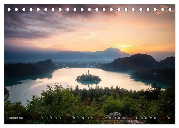 Produktbild: Zwischen Berg und Tal (Tischkalender 2026 DIN A5 quer), CALVENDO Monatskalender