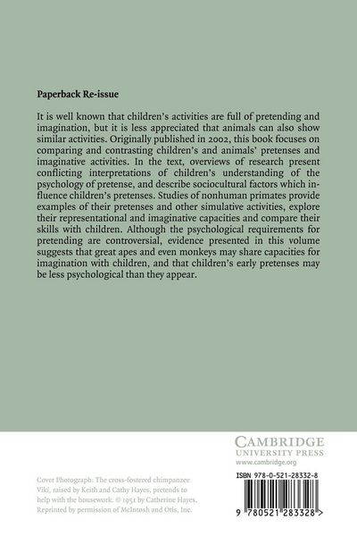 Produktbild: Pretending and Imagination in Animals and Children