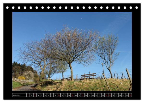 Produktbild: Odenwald - Landschaft sehen (Tischkalender 2026 DIN A5 quer), CALVENDO Monatskalender