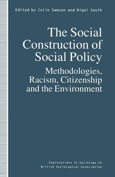 Produktbild: The Social Construction of Social Policy
